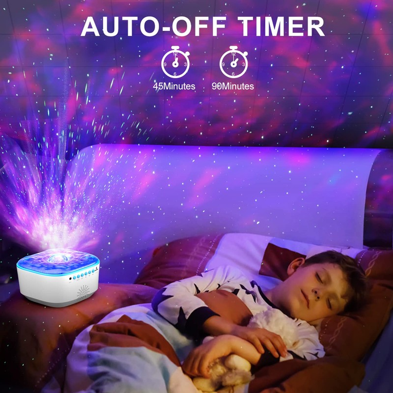 Galaxy Projector, Star Projector Night Light with Remote Control/Timer Function/Built-in