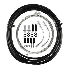 Set of 13 Bowden Cable Bicycle Brake Cable Bicycle Shift Cable Set, Bicycle Brake Cable, Universal Bicycle Gear Cable Set for Road Bike Bicycle: Front Wheel Brake, Rear Wheel Brake, Bowden Cable