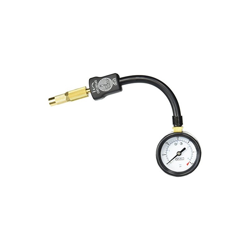 VIAIR 00032 Air Down Gauge, Black