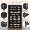 Shoe Rack with Cover,10 Tier Shoe Organizer Storage,Free Standing Tall