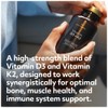 Vitamin D3 + K2, 4000 IU Vitamin D3, 100μg Vitamin