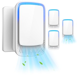 Air Ionizers for Home, Plug In Negative Ion for Bedroom, Study, Office, Gym, Hotel, Kitchen, Mini Air Cleaner (4 Pack)