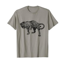 Vintage Jungle Leopard Print T-Shirt