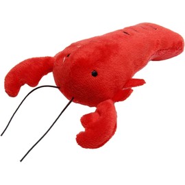 Htppzjr Dog Lobster Chew Toy Multi-Shape Comfortable to Touch Plush Cats Chew Stuffed Toy for Pet No Stuffing Crinkle Plush Dog Toys for Puppy Teething Dogs Training and Reduce Boredom