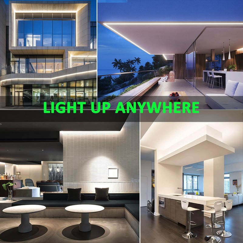 JOYLIT 24V COB LED Strip Lights 4000K Natural White Dual