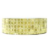Wrapables Colorful Patterns Washi Masking Tape, Reflective Gold Bubbles