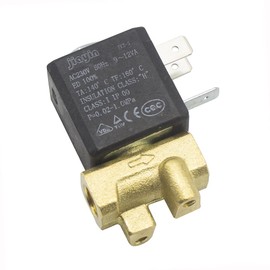 JIAYIN JYZ-3 Normally Closed N.C 2/2 Way Direct-Acting Internal Thread AC 230V G1/8” Brass Steam Air Water 2 Position Solenoid Valve