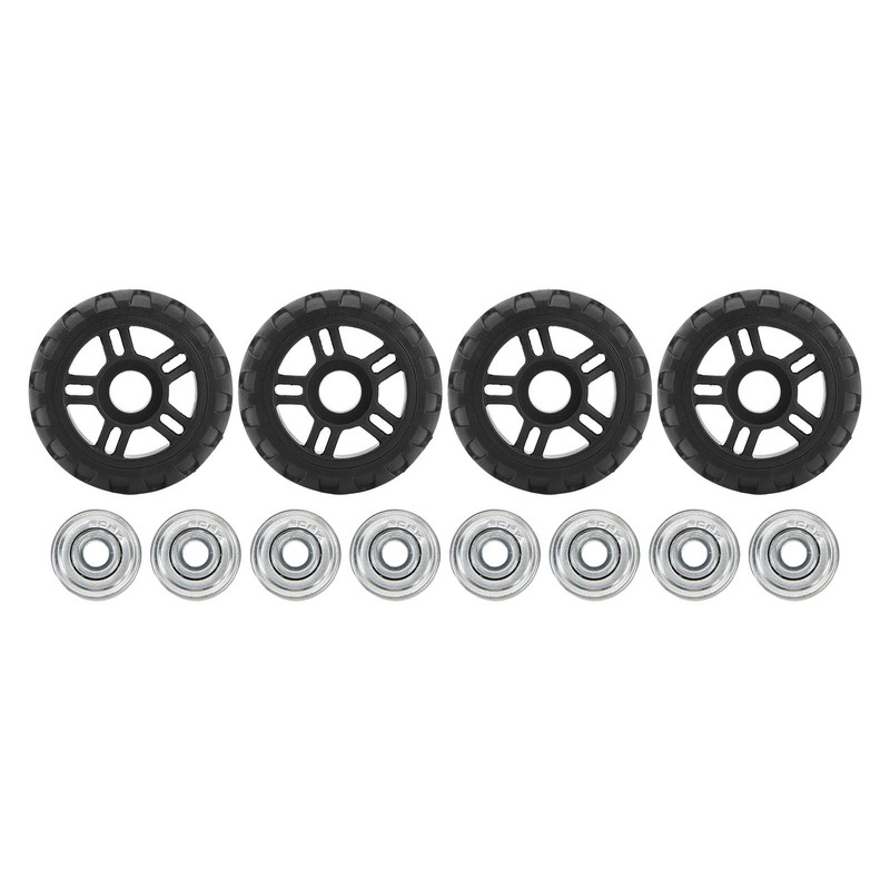 4Pcs Luggage Swivel Wheels Low Noise Sturdy Lightweight Heat Insulation