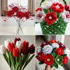 Caydo 500 Pieces Red Pipe Cleaners for Flowers, Craft Chenille