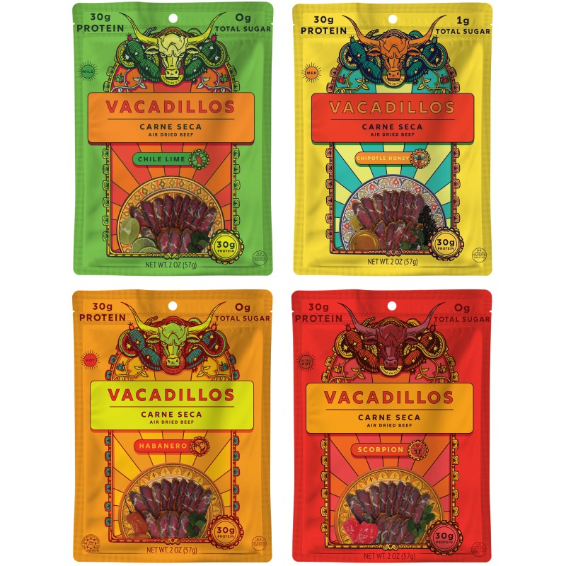 Vacadillos 2 BAGS Vacadillos Chile Lime Carne Seca Sliced Steak
