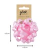 Glick Confetti Bow Baby Pink, Baby Pink Bow for Gift