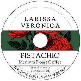 Pistachio Medium Roast Coffee (Single Serve K-Cup Pods) (Gourmet, Naturally Flavored, Whole Coffee Beans) (12 pods, ZIN: 574168)