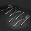 7pcs / Set High Frequency Electrotherapy Instrument Ozone Electrotherapy RodEU