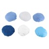 28Pcs Buffer Bonnets 4 Materials Polishing Waxers Pads Bonnet for