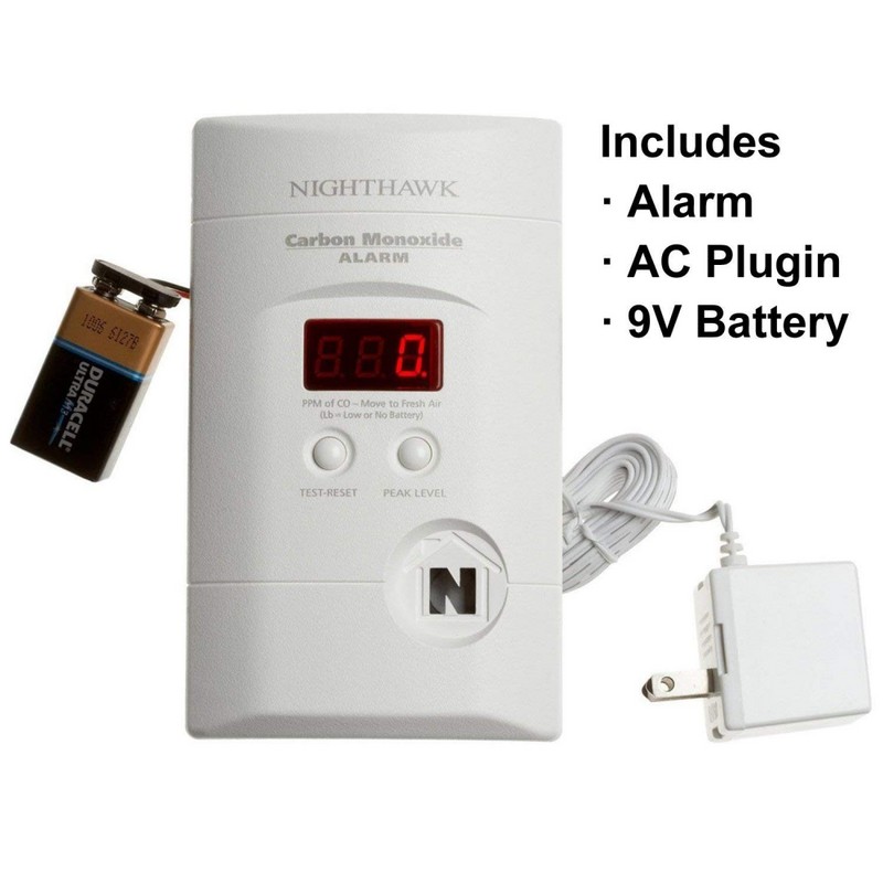 Kidde Nighthawk AC Plug-in Operated Carbon Monoxide Alarm with Digital