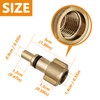 Fai Top Pressure Washer Male Thread Adapter and 1/4" Foam