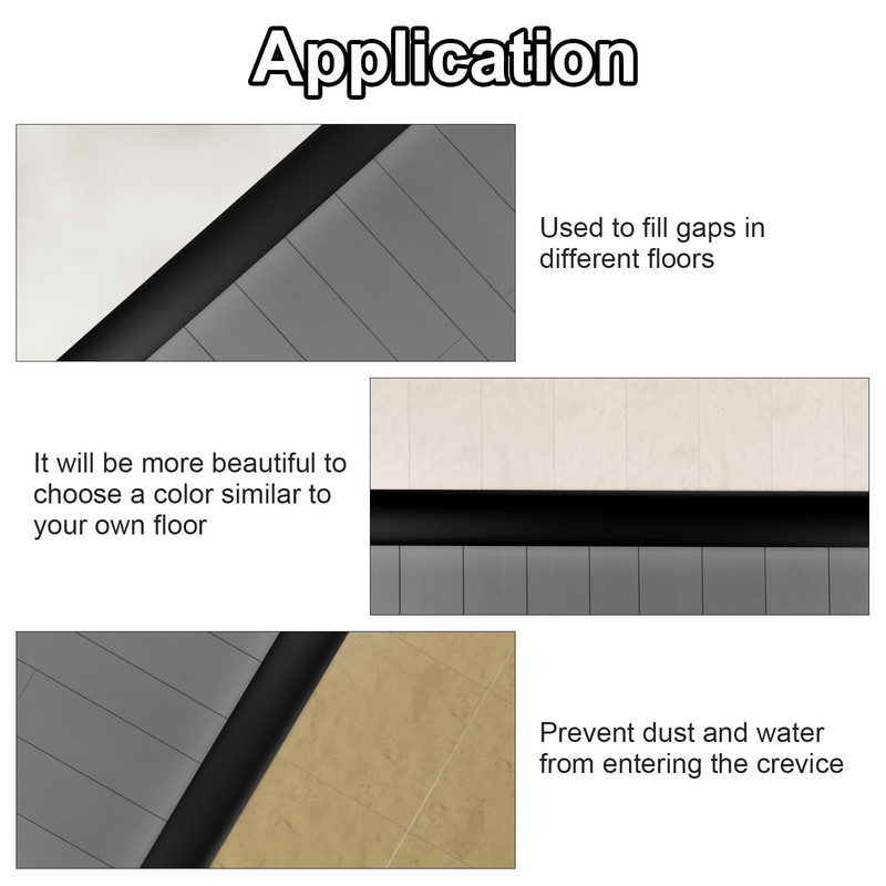 Greymond Floor Transition Strip - Self-Adhesive PVC Trim for Carpet