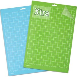 LOPASA Cutting Mat for Cricut Joy Xtra, 8.5x12 Standard Grip & Light Grip Adhesive Cutting Mats Set, Joy Extra Accessories and Supplies(2 Sheets)