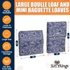 Li’l Things Beeswax Bread Bag Set – 13”×13” Boule &