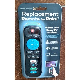 Prime Connect Replacement Remote for Roku! Works w/Roku TV Models! #PCEA-1201-BK