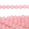 TMGP 1 Strand(67) Rose Quartz (Dyed) 6mm Round Gemstone Beads