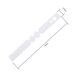 KINJOEK 600 PCS Garden Plant Labels, White Adjustable PVC Plant Tags for Garden Plant