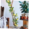 Zerodeko Realistic Lemon Rattan Garnish Lemon and Leaves Garland for