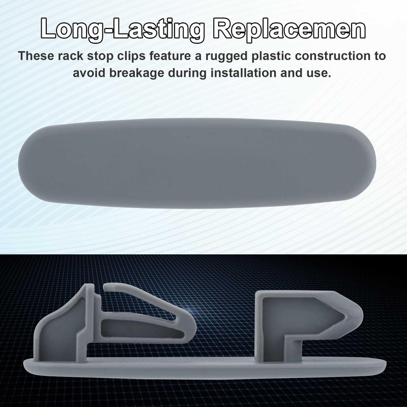 4pcs Dishwasher Upper Rack Slide Rail Stop Clips for WP8565925,