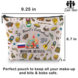 Russland-Reisegeschenk, Moskau-Reise, Russland, Souvenir, St. Basilikum-Kathedrale, Russland, Geschenk, Russland-Fans, Kosmetiktasche, Russland, Fußballgeschenk, St. Basil's