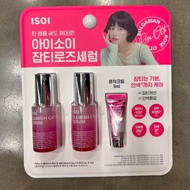 Isoi 아이소이 블레미쉬 세럼 25ml x 2 + 크림5ml Isoi Blemish Serum 25ml x 2 + Cream 5ml [1 piece]