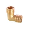 Threaded Fittings Brass Pipe, 90 Degree Elbow Connector Brass Hose