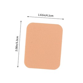 WOONEKY 20Pcs Dual Color Makeup Sponge Powder Puff Set for Face Reusable Facial Applicators for Foundation Blush and Wet/Dry Use for Skin Types Random Style