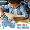 Hi-Spec 16-Piece Children’s Tool Kit with Child-Size Tool Belt, Genuine