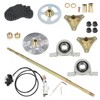 TJHSM 29 in/740 mm Go Kart Rear Axle Kit with