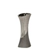 GILDE Modern Vase, Ceramic Vase, Table Vase, Decorative Vase Grey