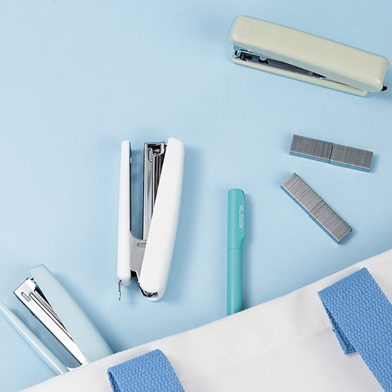 Delhi Deli Pastel Compact Stapler No. 10 Needle Green /