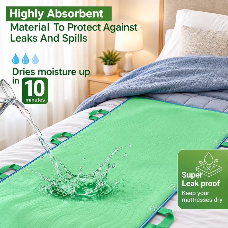 Adult Transfer & Positioning Pad for Bed Repositioning – Thick-Padded