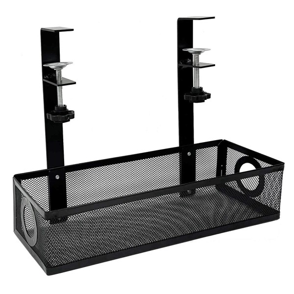 Daiilg 1 Pcs Under Desk Cable Management Box Tray Under