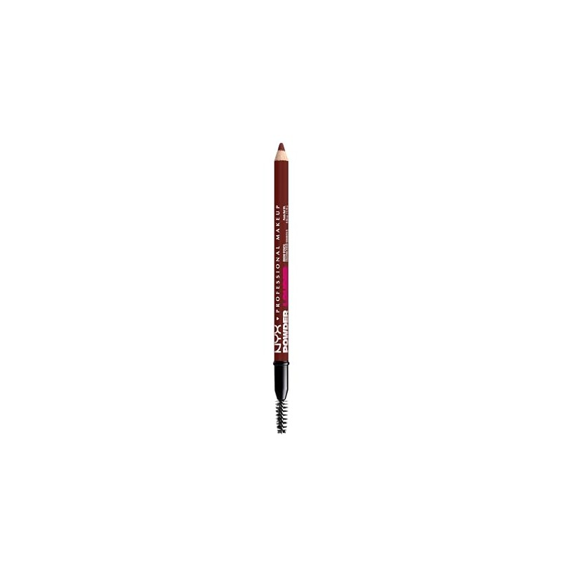 Nyx Professional Makeup, Powder Louder Brow Pencil, Lápiz de Cejas,