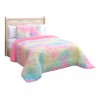 Elefantito Edredón Mink Individual Rosa Tie Dye Térmico Calientito Diseño