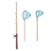 1:12 Scale Miniature Fishing Rod Fish Pole Trammel Net Scene