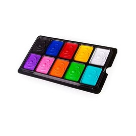 Paleta Mate 10 Colores Base Agua By Aqua Bonds