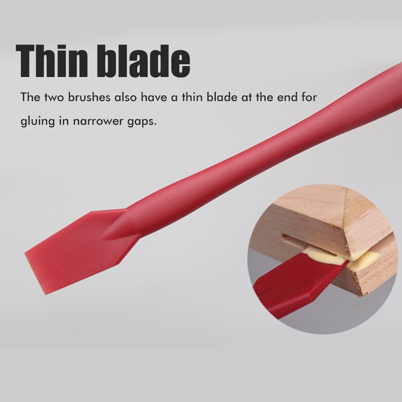 4pcs/set Woodworking Glue Brush Tool Kit Silicone Brush Durable Wood