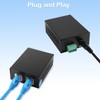 Industrial Gigabit PoE Splitter, Output DC 24V, Comply IEEE802.3af/at/bt 50W,