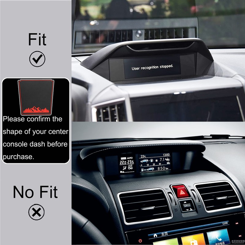 SENSHINE Dash Dashboard Cover Mat for Subaru Forester Accessories 2019-2023