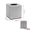 Sumnacon Tissue Box Cover Bling Square Tissue Box for Bathroom