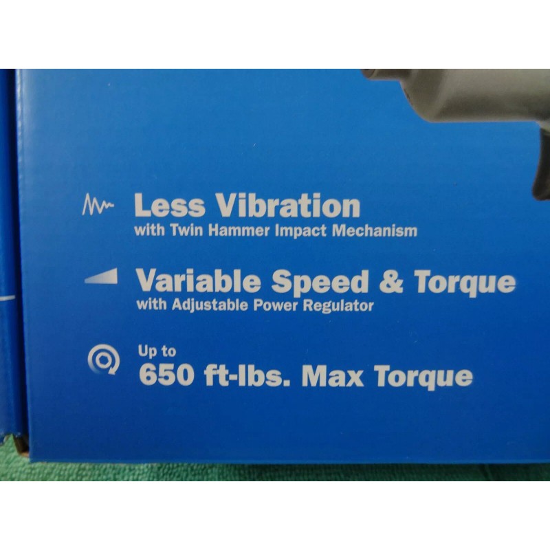 HART NEW Hart 1/2" Composite Body Air Impact Wrench 650ft-lbs