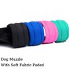 ILEPARK Fabric Muzzle to Prevent Dogs from Barking, Chewing, Adjustable
