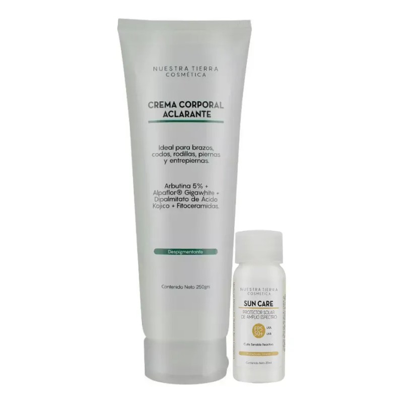 Crema Corporal Aclarante Arbutina Y Gigawhite Brazos/piernas