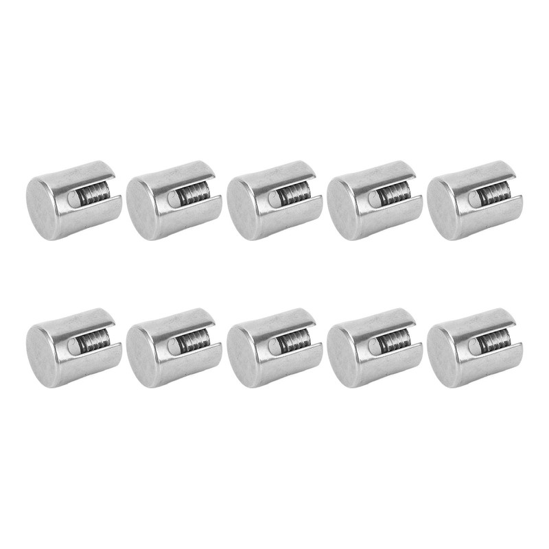 10Pcs Cross Cable Clamps 316 Stainless Steel Railing Wire Rope